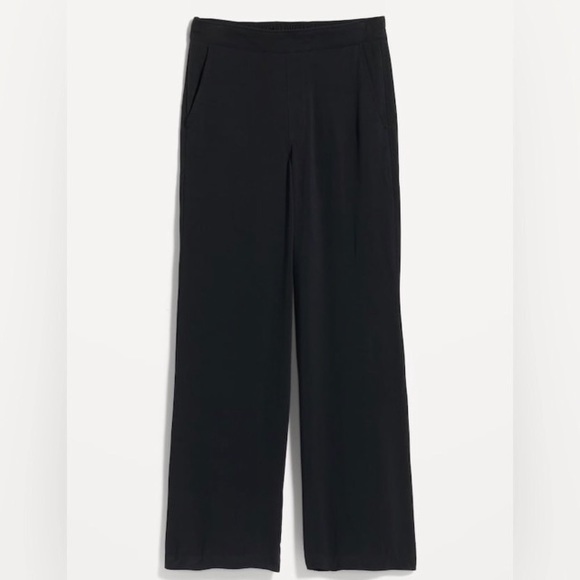 NWOT! Black High-Waisted Playa Soft-Spun Wide-Leg Pants - Multiple Sizes - Picture 4 of 4